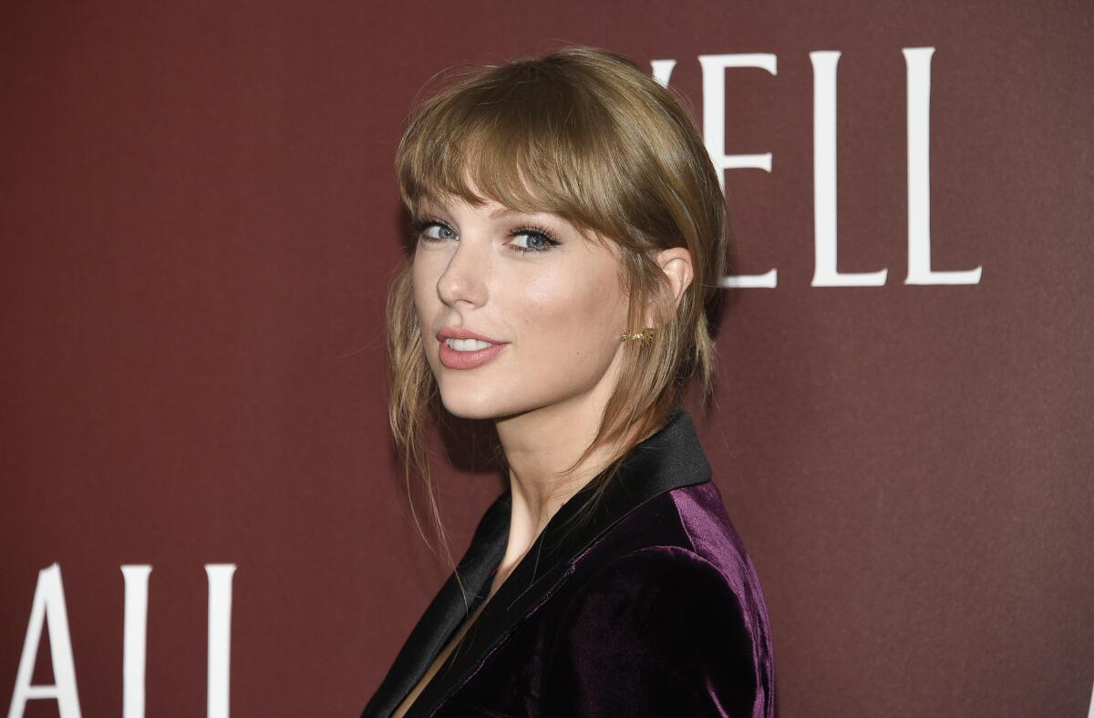 Writer-director Taylor Swift attends a premiere for the short film "All Too Well" at AMC Lincoln Square 13 on Friday, Nov. 12, 2021, in New York. (Photo by Evan Agostini/Invision/AP)