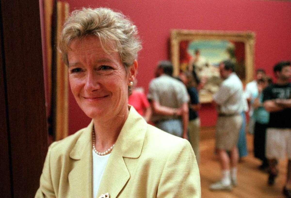 Deborah Gribbon at the Getty Museum in 2000.