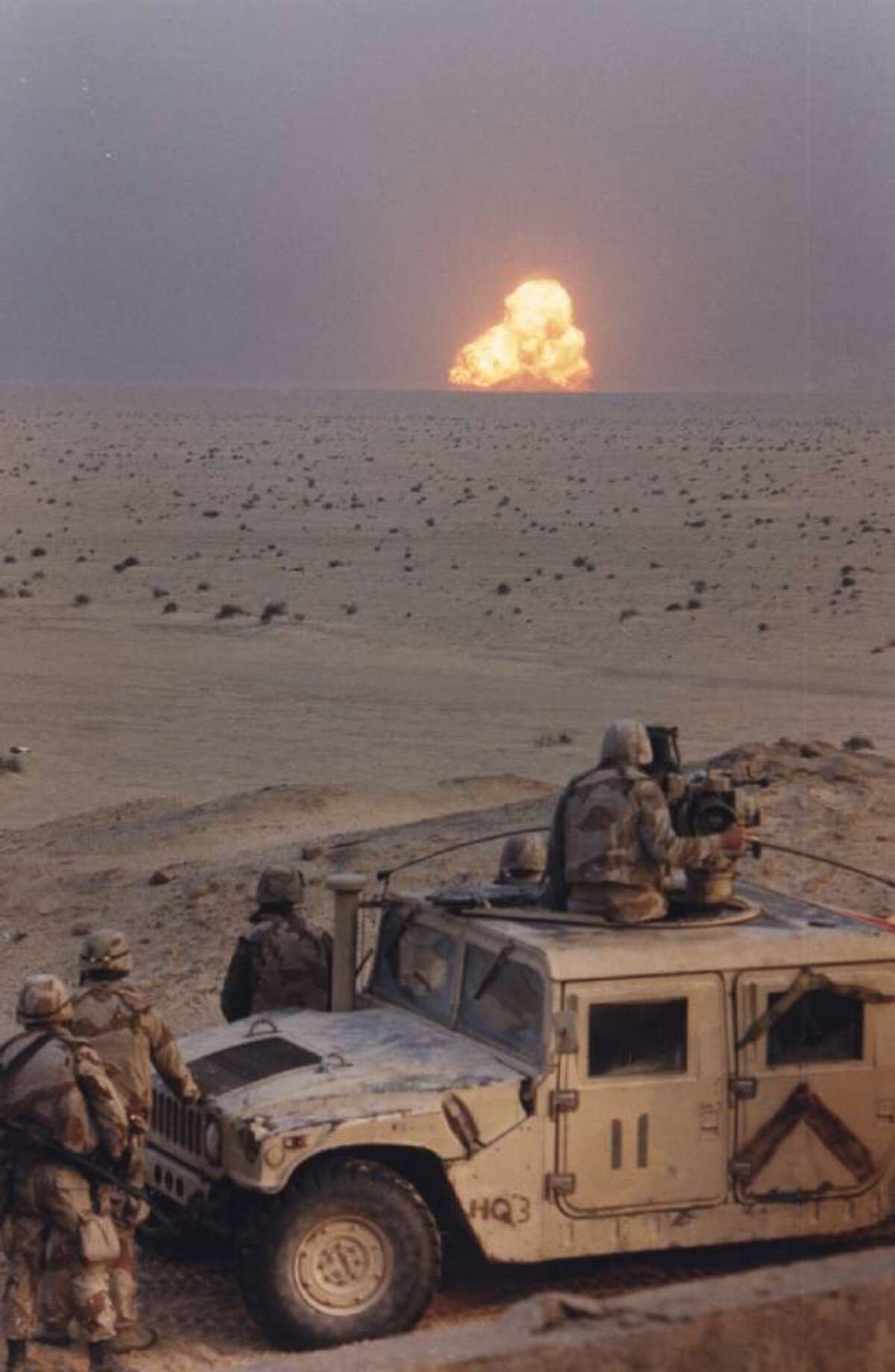 The 1st Marine Division blows up a truck in Iraq during Operation Desert Storm. A new report addresses Gulf War illness, the mysterious condition that affects up to one-third of those who served there.