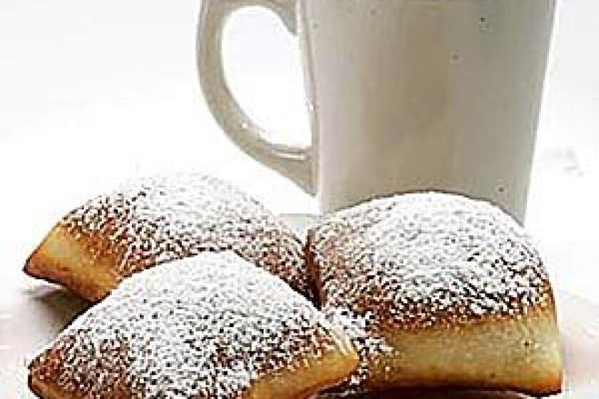 LOUISIANA CLASSIC: New Orleans-style beignets and coffee.