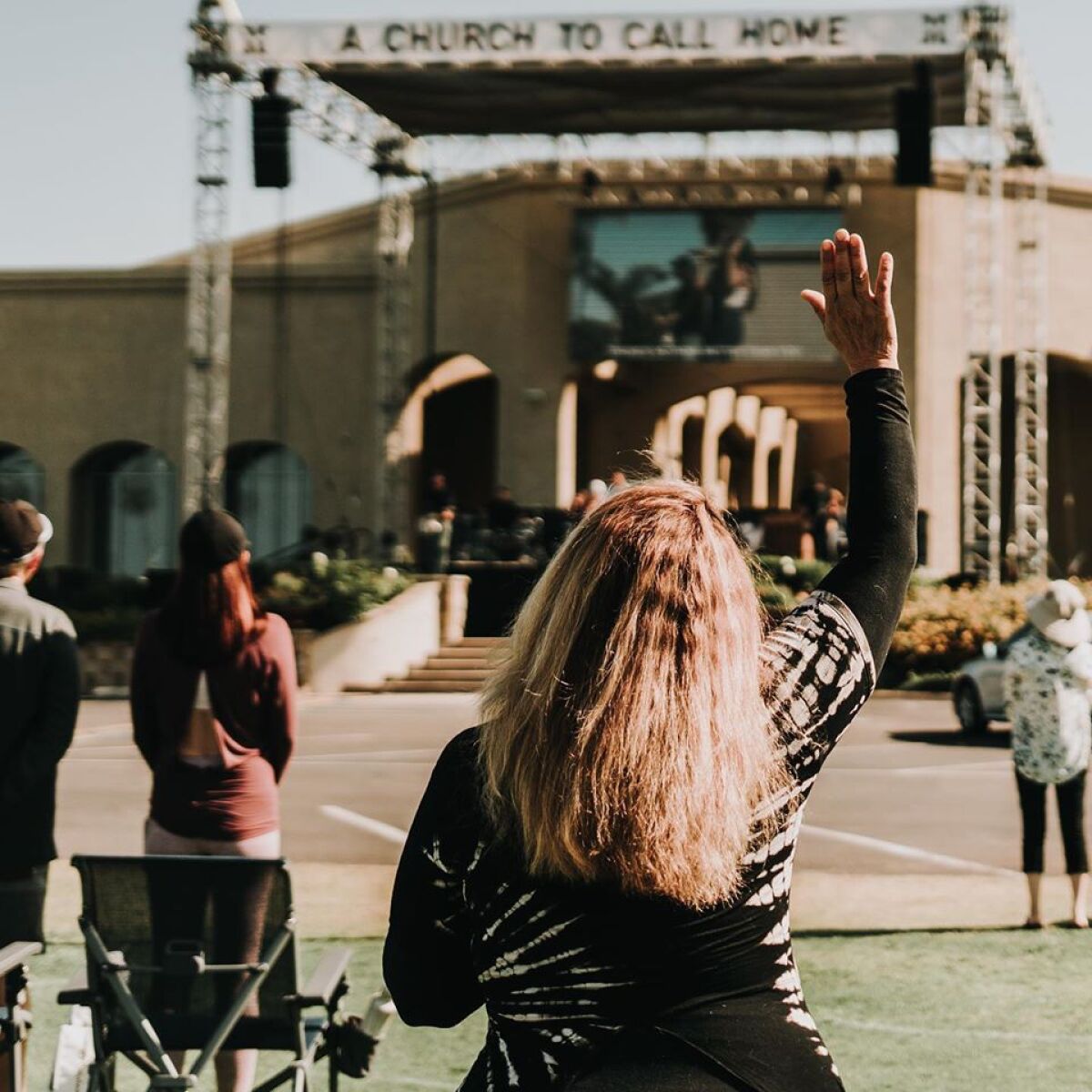 Horizon Church continues to offer outdoor church services.