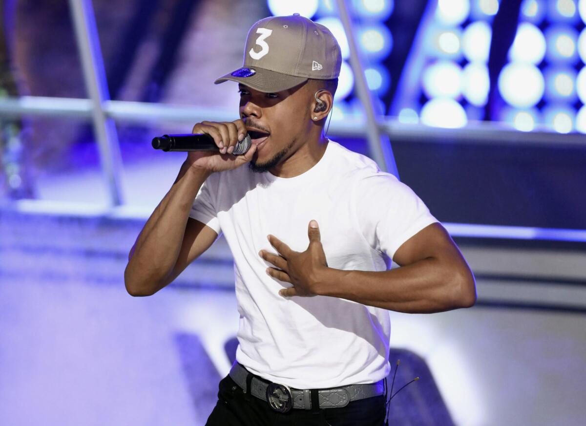 Chance the Rapper lights it up at the 2017 BET Awards.