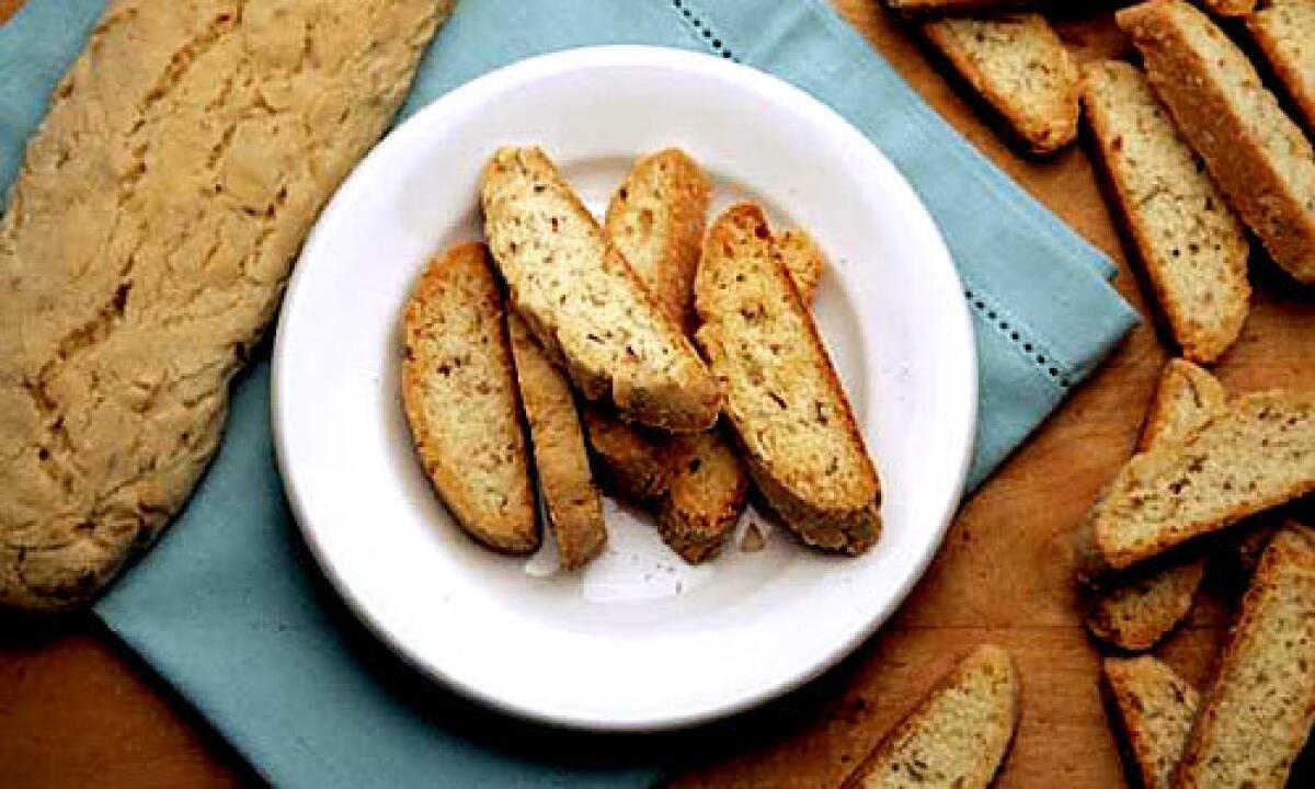 BASIC DESSERT: David Tanis includes a recipe for almond biscotti.