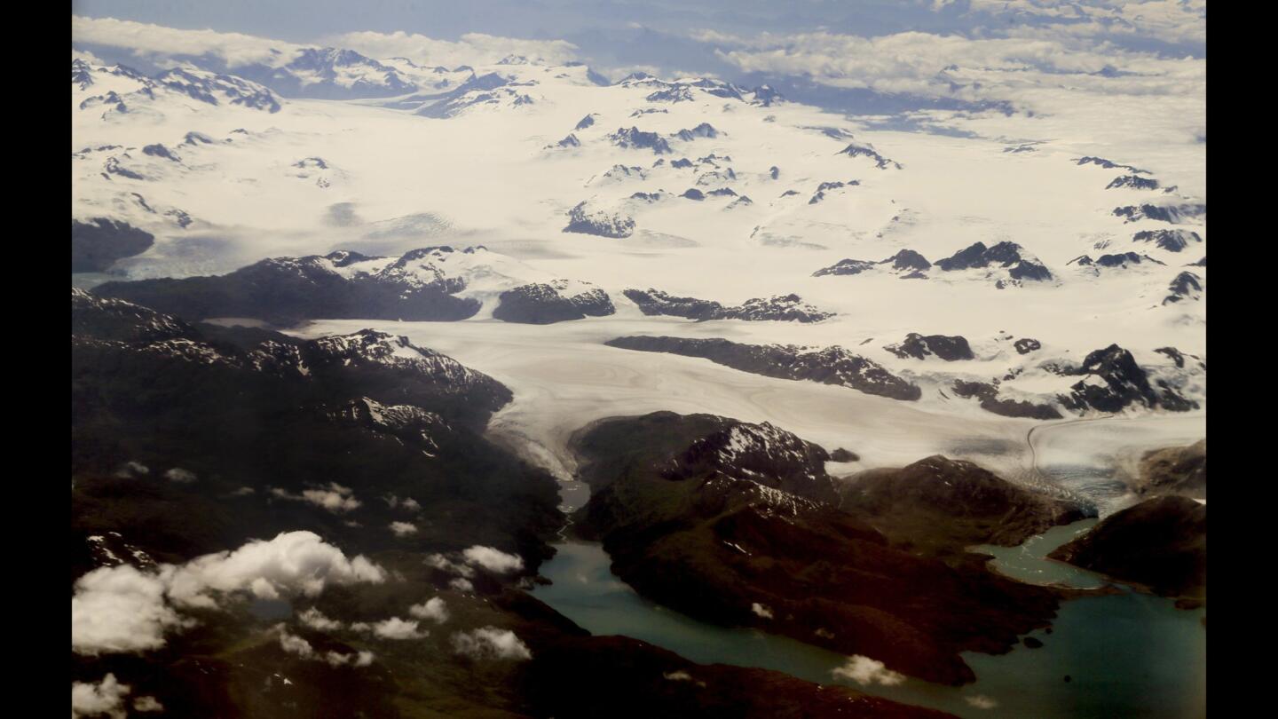 Flying into Anchorage provides airline passengers with a breathtaking view of Alaska's snow-capped mountains, glaciers and fiords.