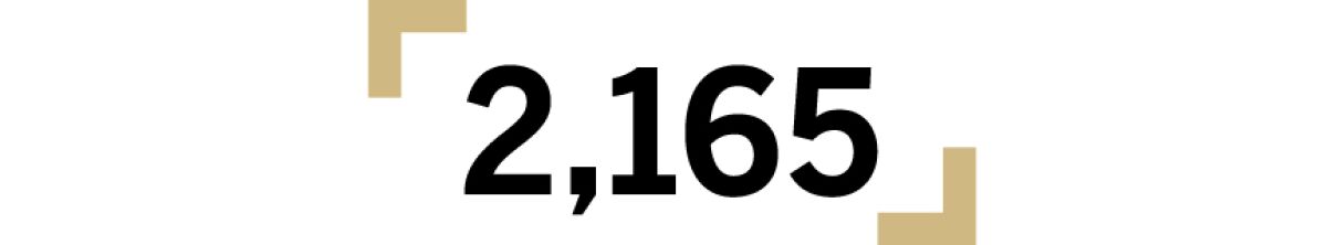 two thousand one hundred and sixty-five