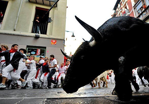 Running of the Bulls, Pamplona, Spain