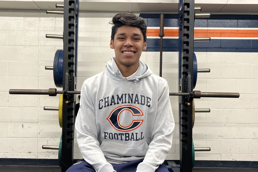 Chaminade junior free safety Marquis Gallegos has become a much-sought after college prospect.