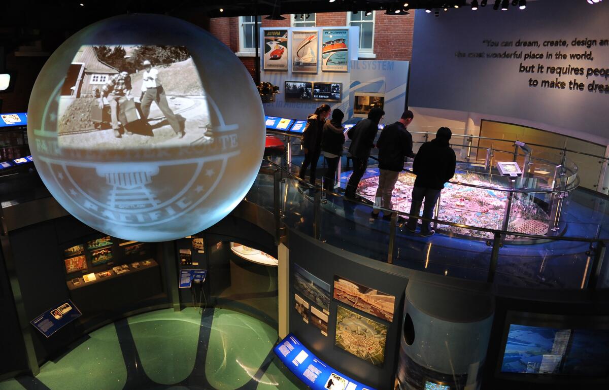 An interior view of the Walt Disney Family Museum at the Presidio in San Francisco on Feb. 14, 2013.