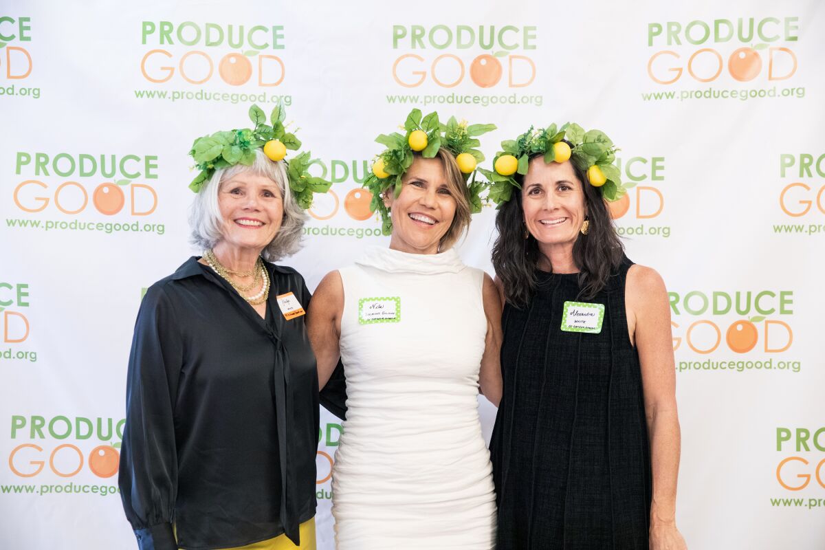 ProduceGood founders Jerilyn White, Nita Kurmins Gilson and Alexandra White.