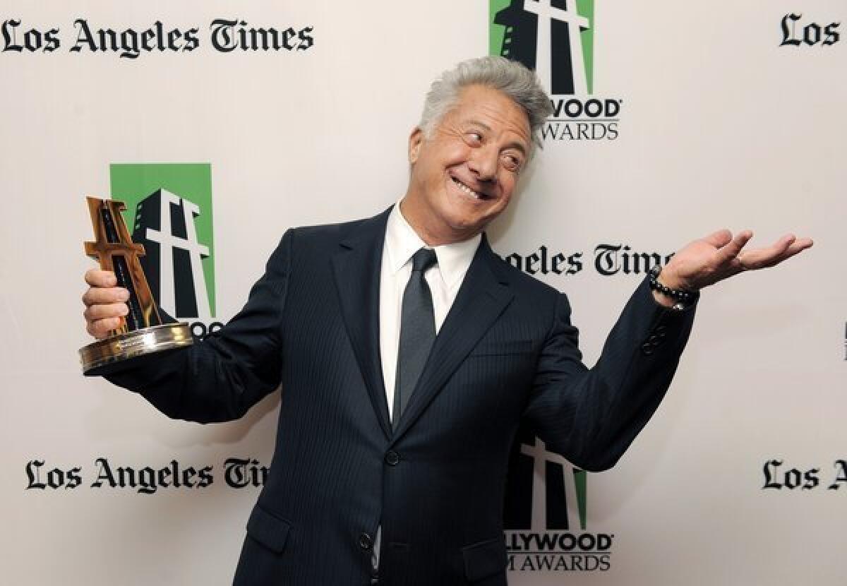 "Quartet" director Dustin Hoffman was the recipient of the Hollywood breakthrough director award.