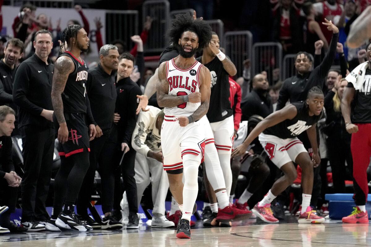 Coby White scores 30 points as the Chicago Bulls beat the Houston Rockets  124-119 in overtime - The San Diego Union-Tribune