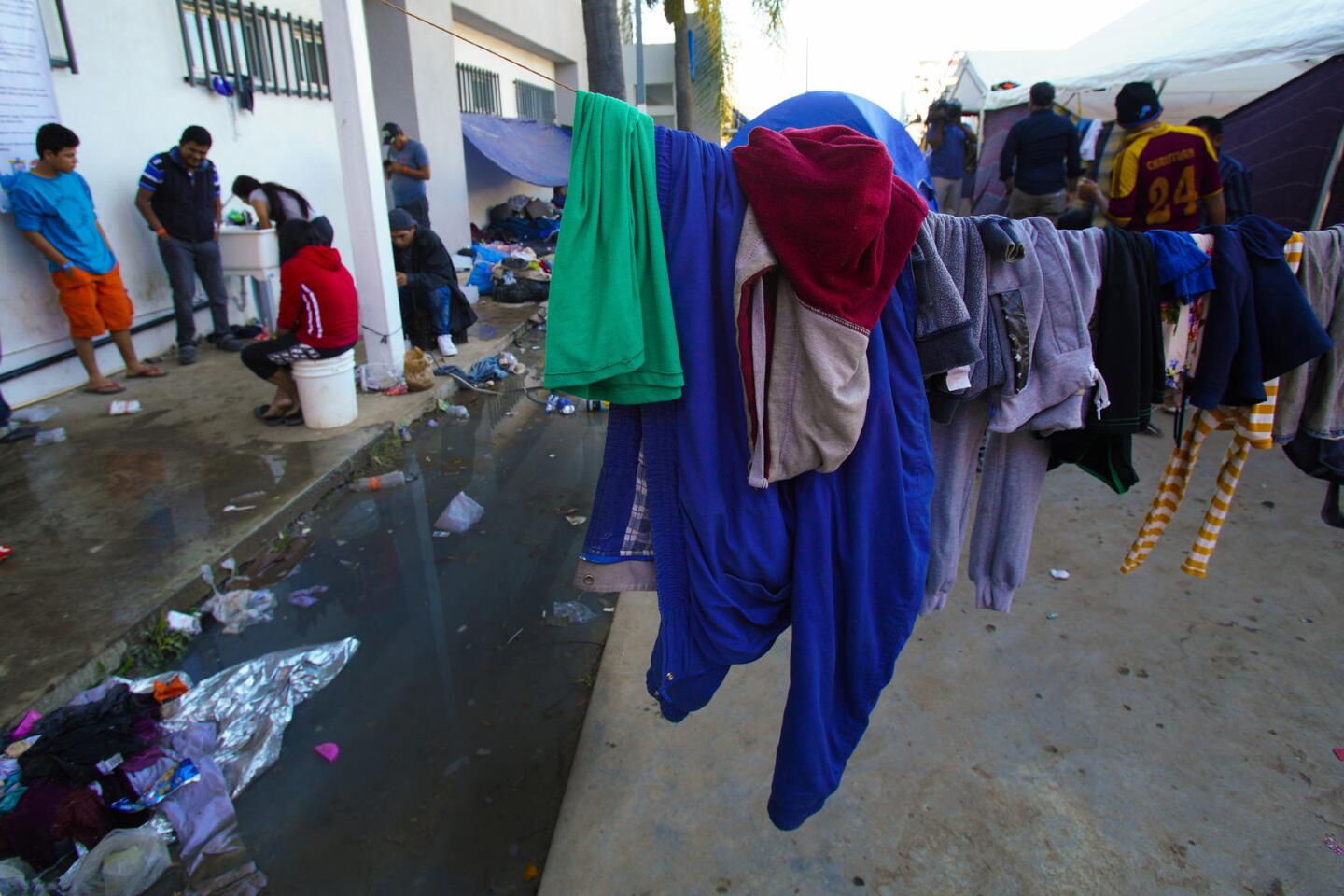 Life for Central American migrants in Tijuana