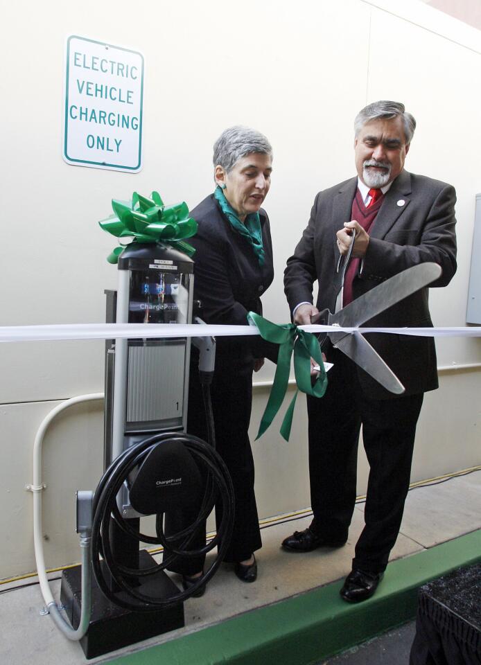 Burbank receives electric charging vehicle stations throughout the city