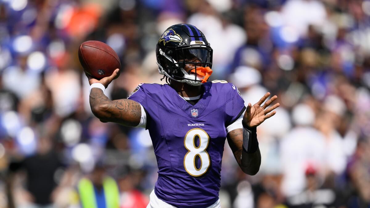 NFL Week 4 picks: Ravens triumph over Chiefs; Rams beat Colts - Los ...