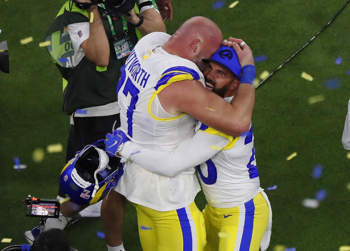 Eric Weddle, Rams stars pen Hollywood ending at Super Bowl - The