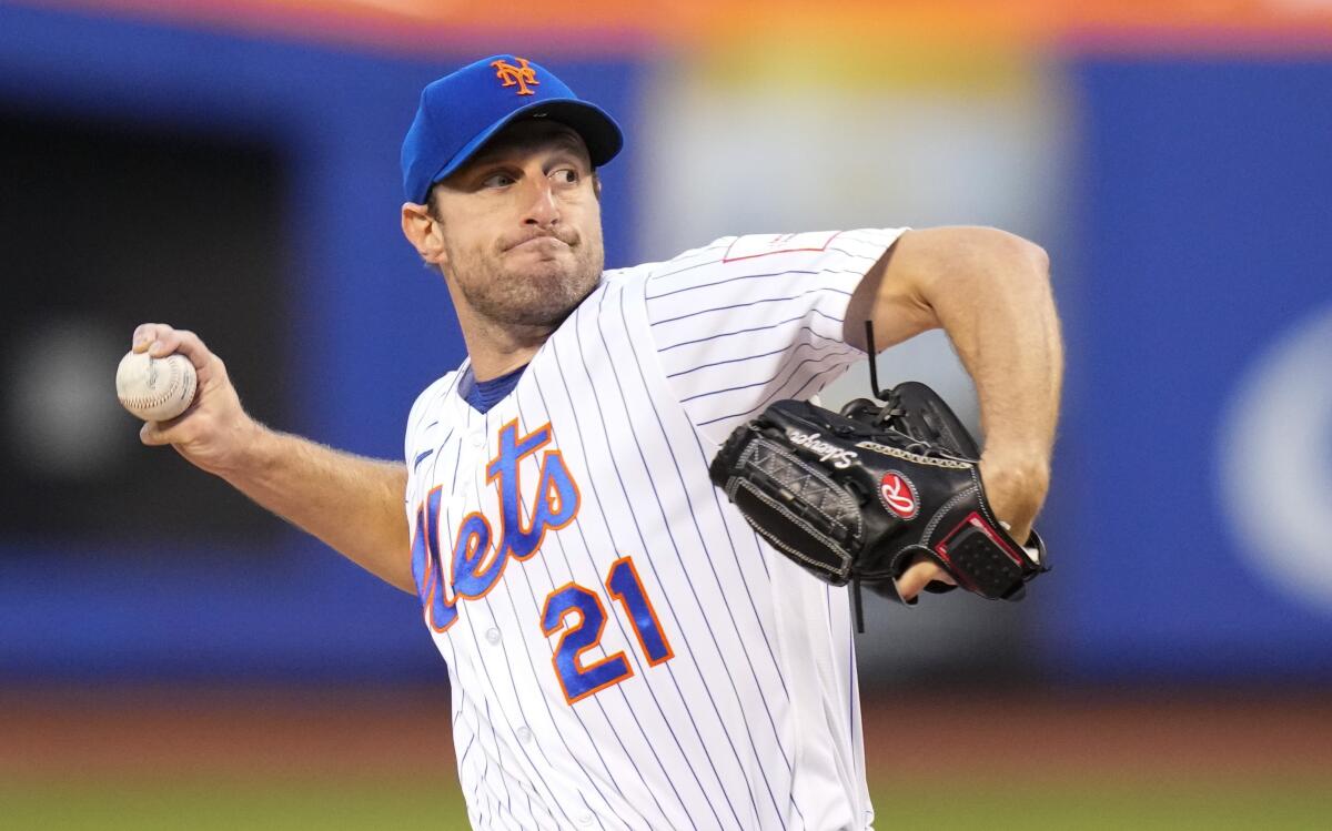 Sour taste from 2021 ending remains for Max Scherzer, Dodgers - Los ...