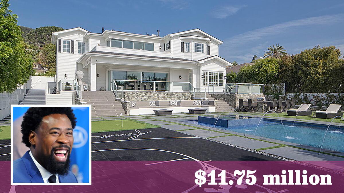 L.A. Clippers center DeAndre Jordan has sold his home in Pacific Palisades at a loss.