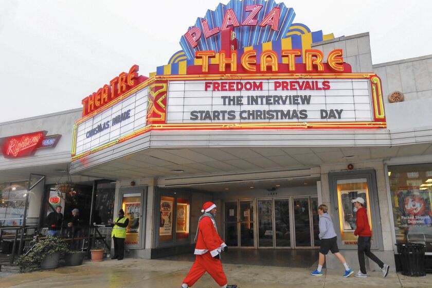 The Plaza Theatre in Atlanta is among those planning to show "The Interview" now that Sony has decided to release the film after all.