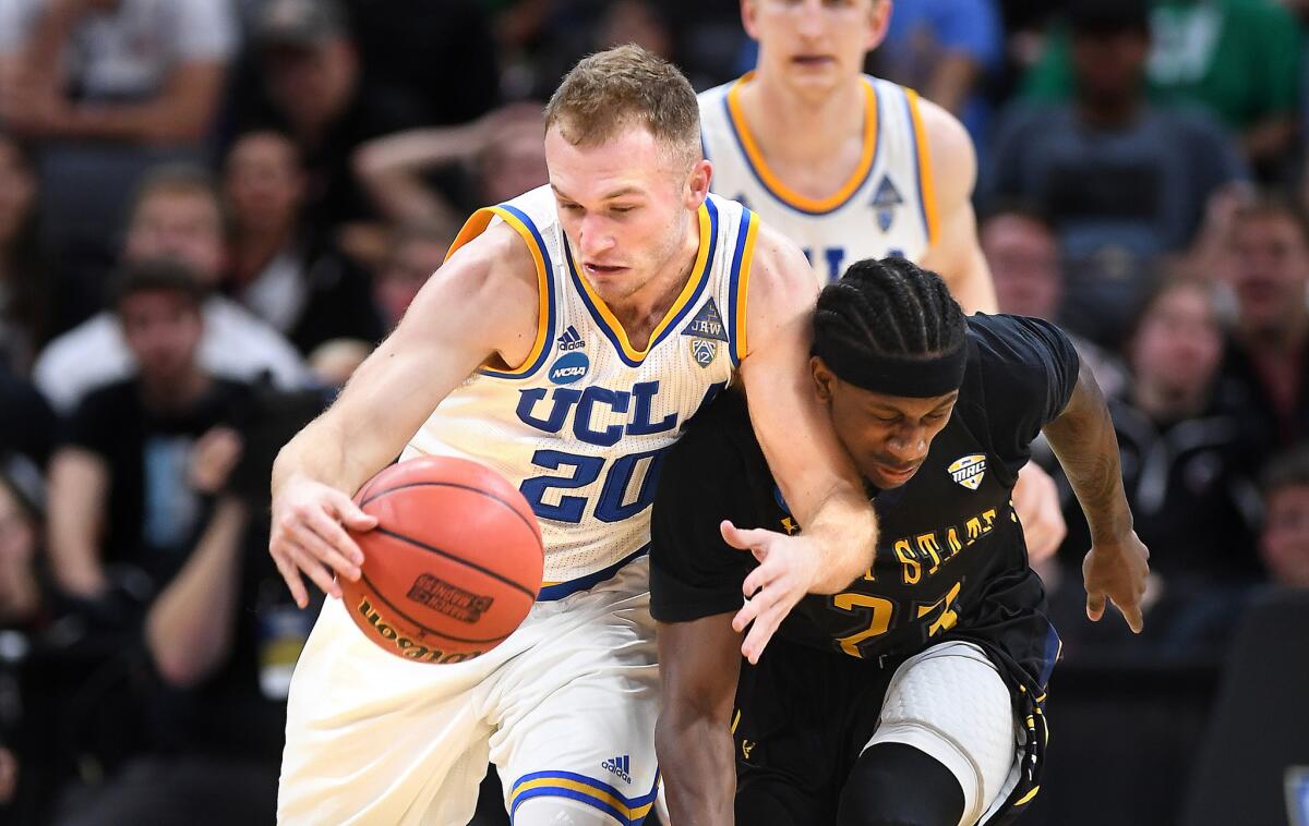 UCLA guard Bryce Alford steals the ball from Kent State guard Jaylin Walker during the second half of an NCAA tournament game on March 17.