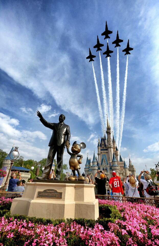 Blue Angels over Walt Disney World