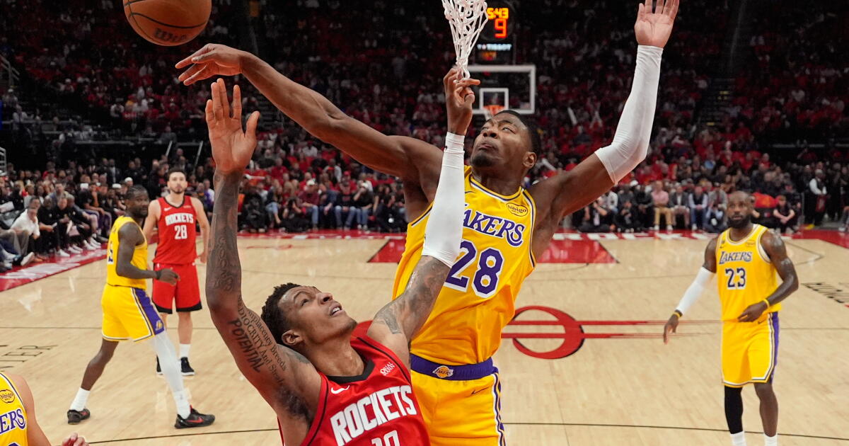 Lakers bounce the Rockets. Up next: top-seeded Oklahoma City Lakers bounce the Rockets. Up next: top-seeded Oklahoma City