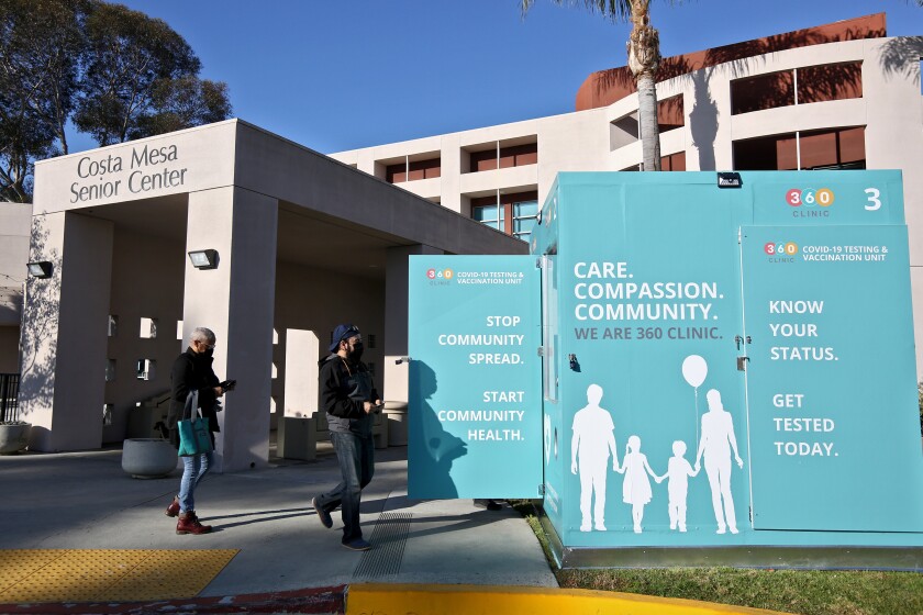 Costa Mesa Offers Free Walk Up Covid 19 Testing As O C Logs 4 4 Infections 43 More Deaths Los Angeles Times
