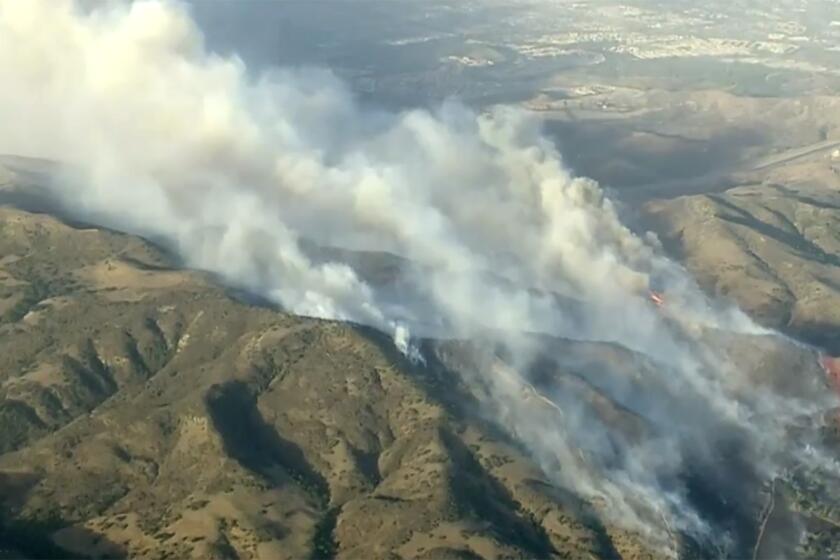 A wind-driven blaze, dubbed the Silverado Fire