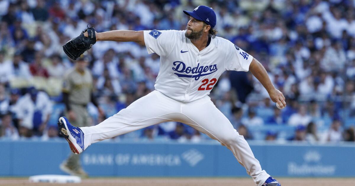 Clayton Kershaw shines as Dodgers beat Padres to regain tie for first Clayton Kershaw shines as Dodgers beat Padres to regain tie for first