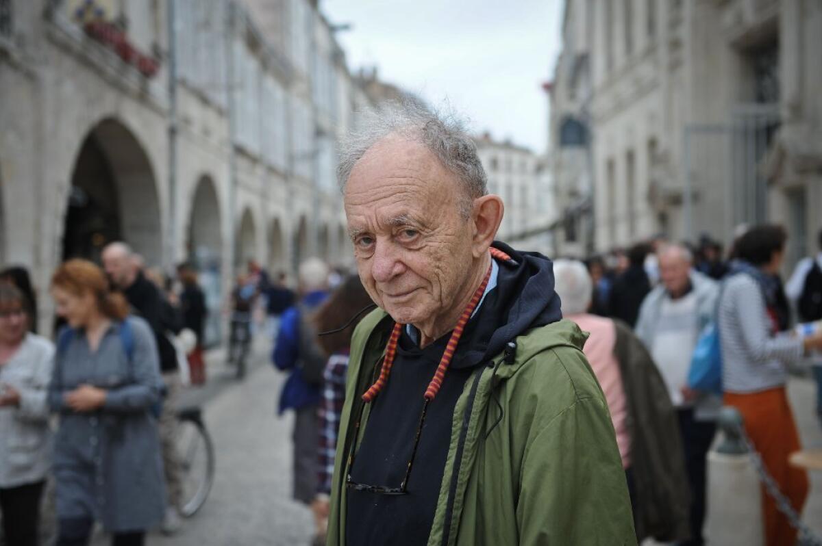 Director Frederick Wiseman at the La Rochelle International Film Festival in La Rochelle, France, in July.