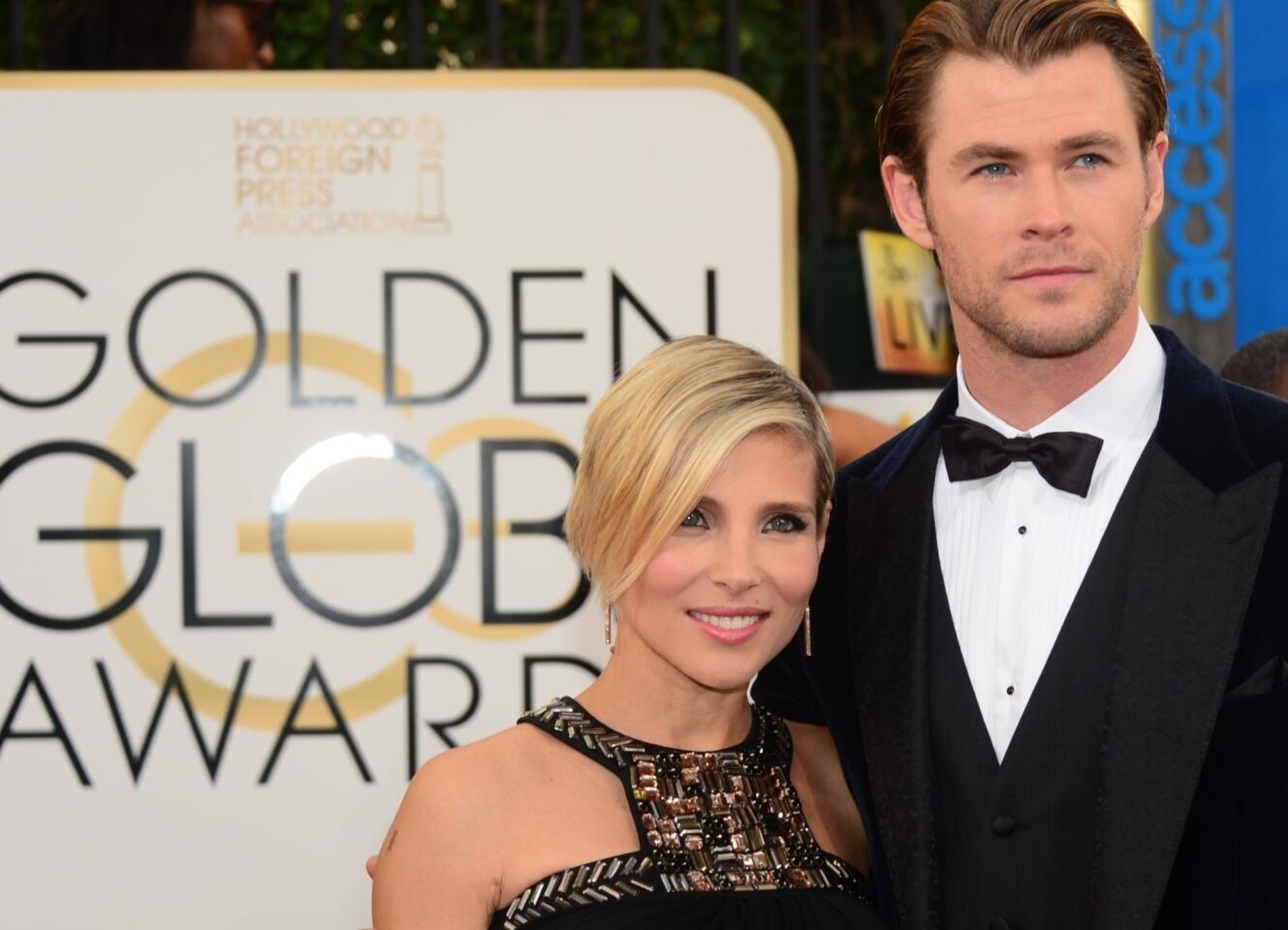 Actor Chris Hemsworth and wife Elsa Pataky prepare for twins