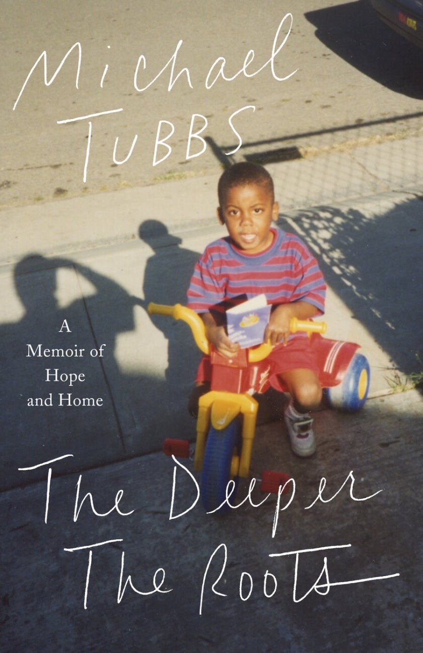 The front page of Michael Tubbs' memoirs "The deeper the roots are."