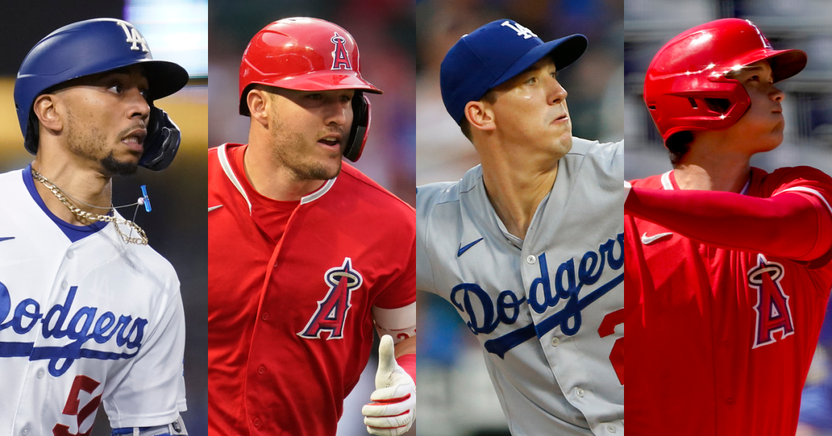 Mike Trout shows down vs. Dodgers' Walker Buehler! (Trout hits MLB