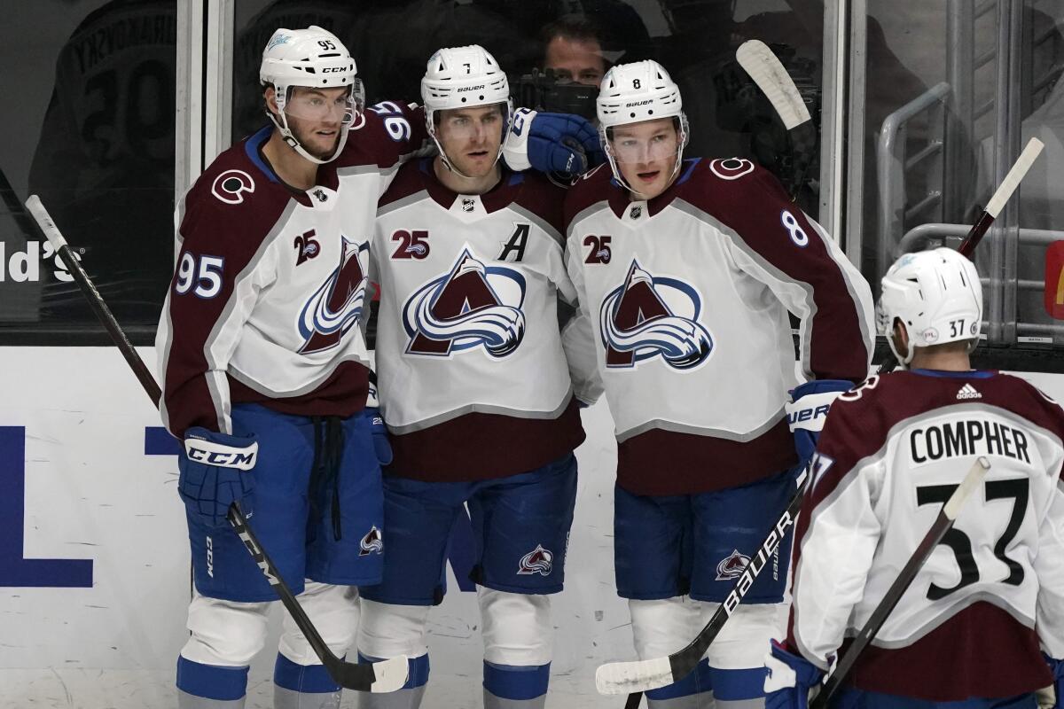 Avalanche's Makar missing second consecutive game with lower-body injury