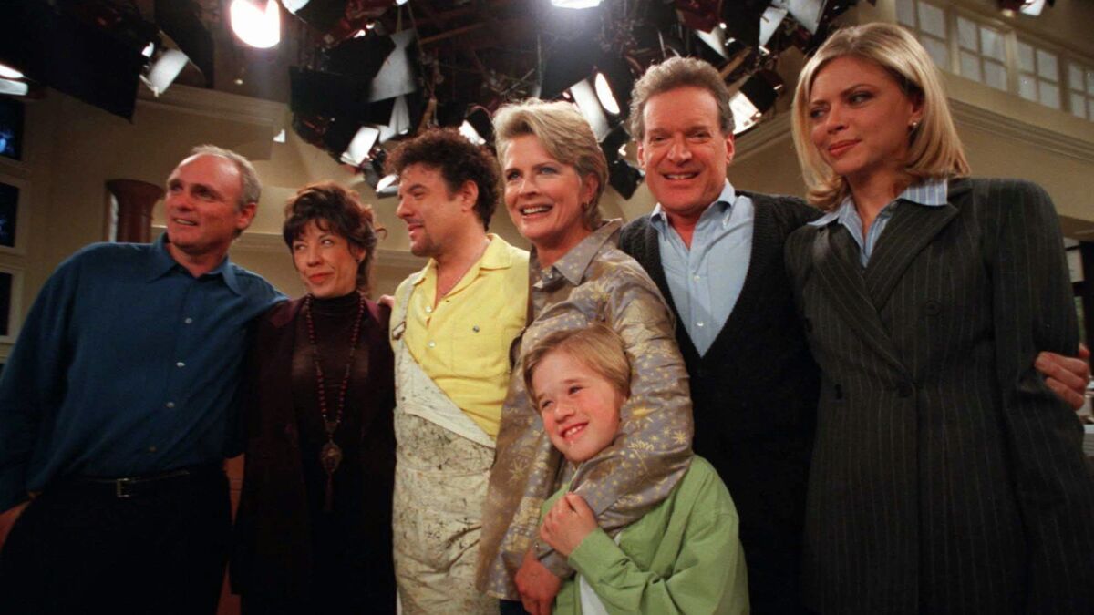 Haley Joel Osment, here in 1998, played Murphy Brown's son.