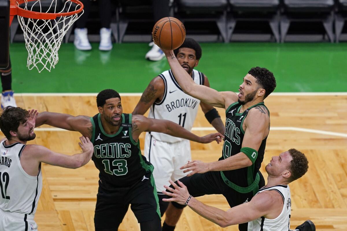 Celtics forward Jayson Tatum changes number