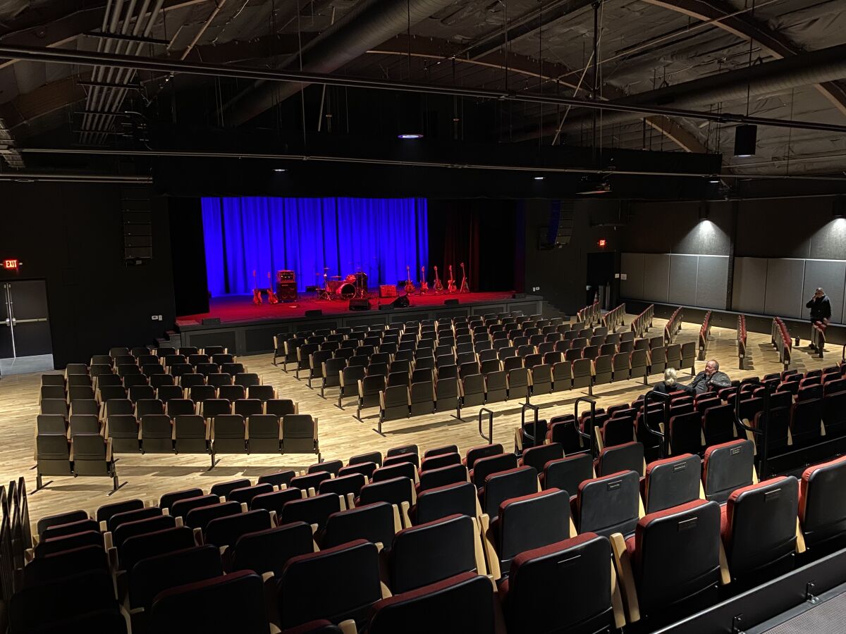Interior view of the $6.3-million Center for the Arts in Grass Valley. Before the center's multimillion-dollar renovation, the nearest arts venue was a 60-mile drive to Sacramento.