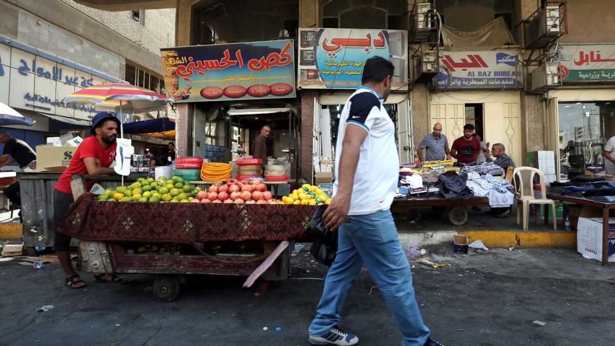 On the streets of Baghdad, Iraqis are hoping for reforms in government and a return of basic services.