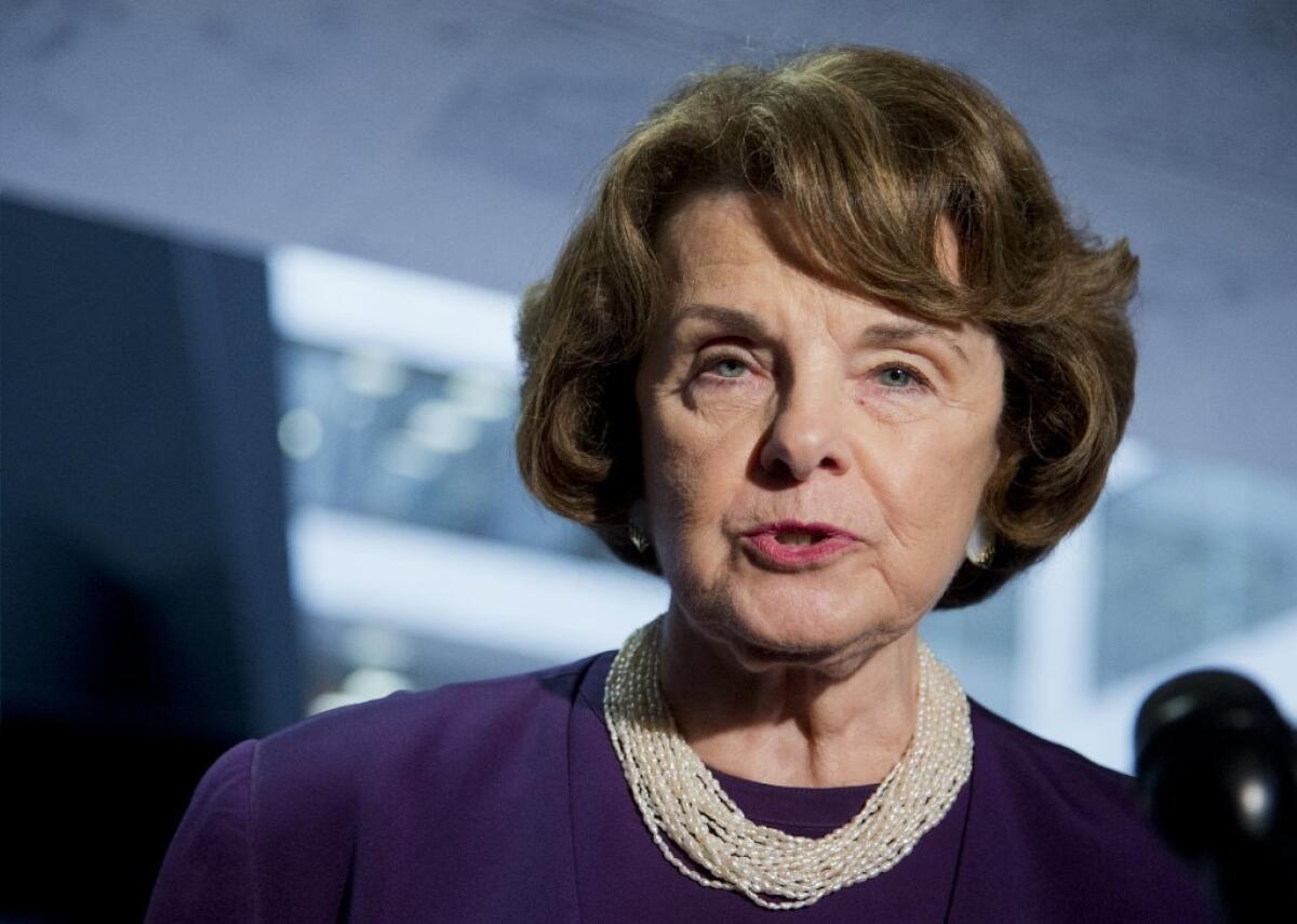 Sen. Dianne Feinstein said the CIA may have violated "separation-of-powers principles."