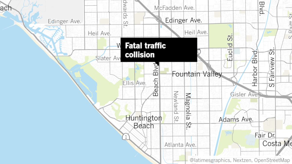 A fatal traffic collision occurred on May 31, 2021 on Beach Boulevard in Huntington Beach.