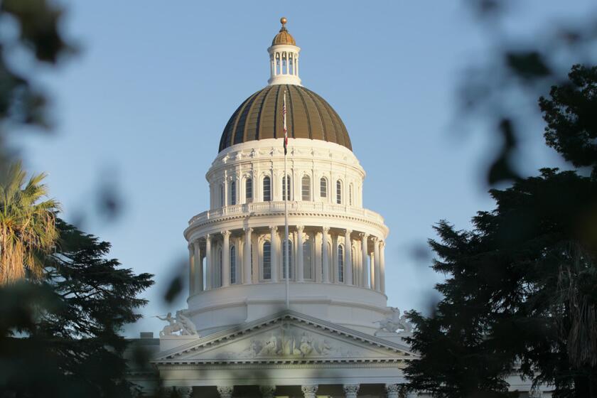 Capitol building in Sacramento.