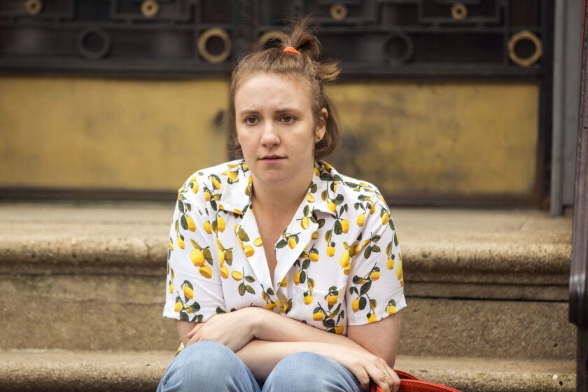 This image released by HBO shows Lena Dunham in a scene from "Girls." The sixth and final season premieres Sunday at 10 p.m. EST on HBO. (Craig Blankenhorn/HBO via AP)