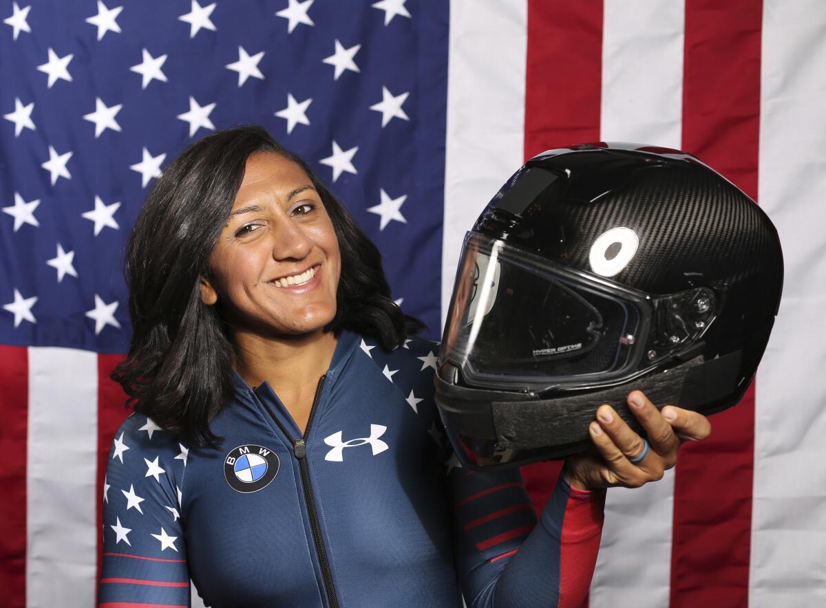 U.S. bobsledder Elana Meyers Taylor