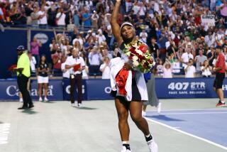 TORONTO, ON - AUGUST 10: Serena Williams of the United States waves to the crowd as she leaves the court after losing to Belinda Bencic of Switzerland during the National Bank Open, part of the Hologic WTA Tour, at Sobeys Stadium on August 10, 2022 in Toronto, Ontario, Canada. (Photo by Vaughn Ridley/Getty Images)