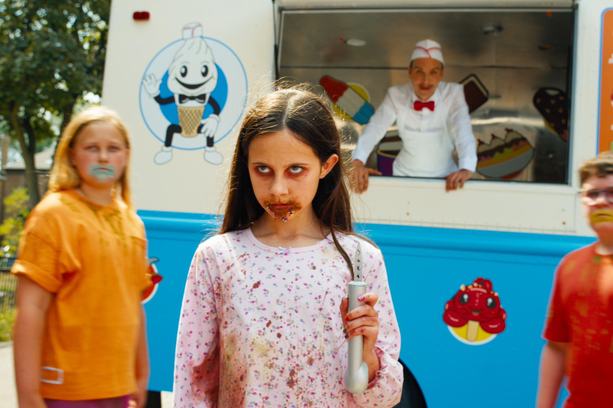 Una escena de la cinta de terror "Ice Cream Man".
