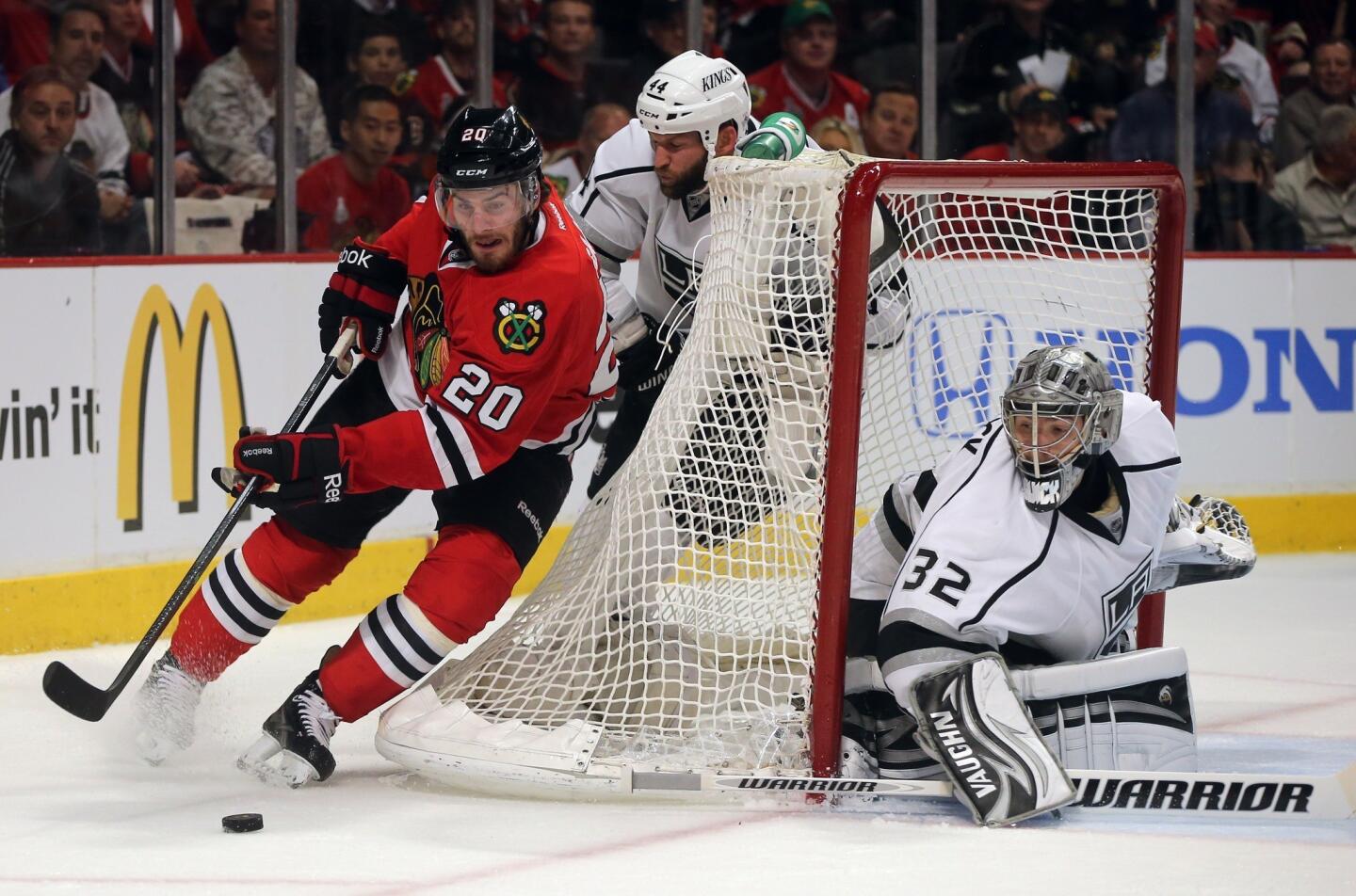 Brandon Saad, Jonathan Quick