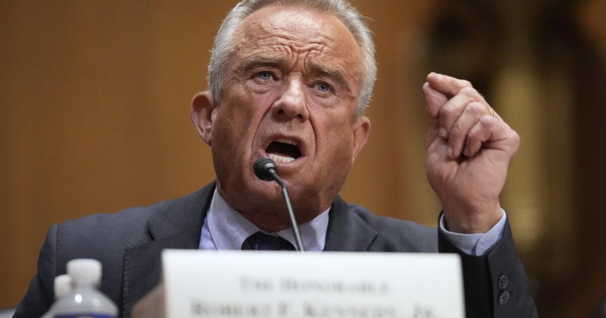 Defiant RFK Jr. questions data, defends record under bipartisan Senate grilling Defiant RFK Jr. questions data, defends record under bipartisan Senate grilling