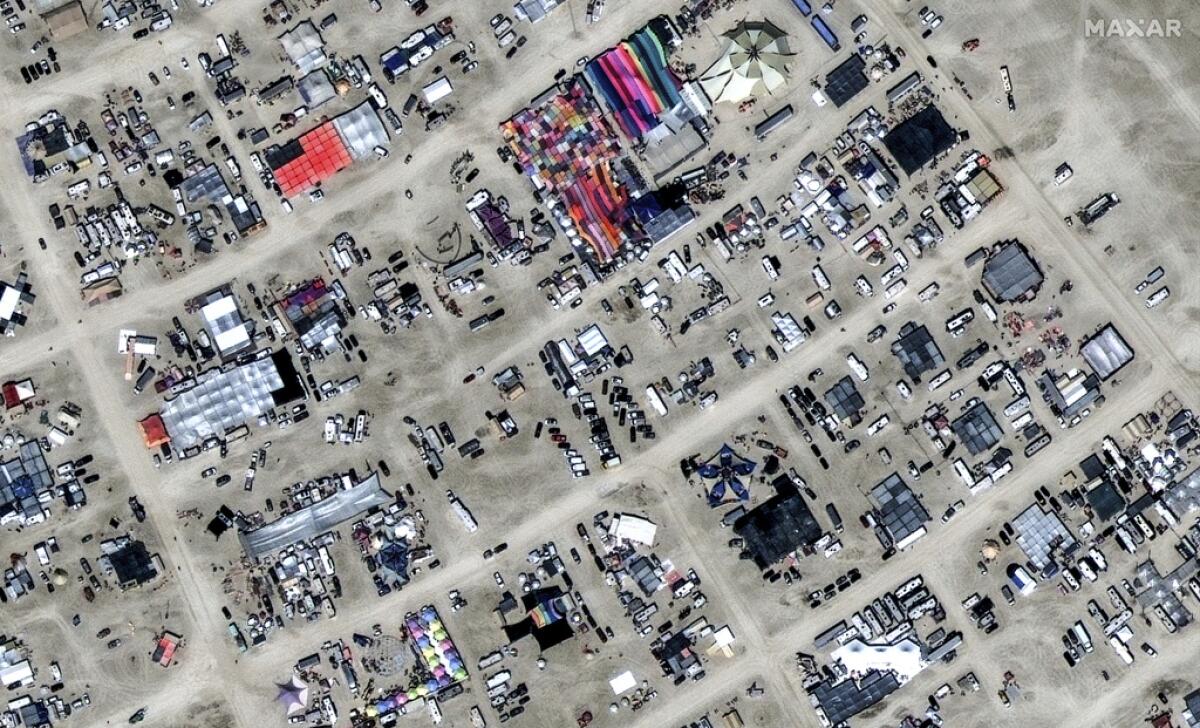 En esta imagen satelital, proporcionada por Maxar Technologies
