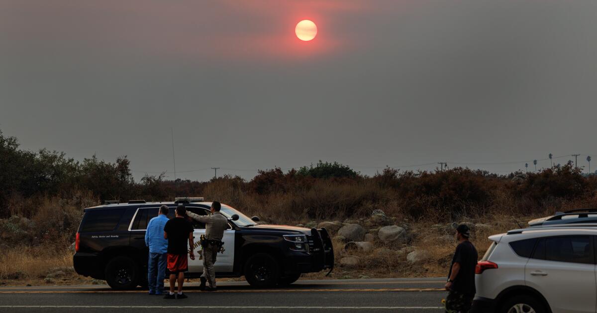 Bad air quality, smoky conditions in Southern California from fires