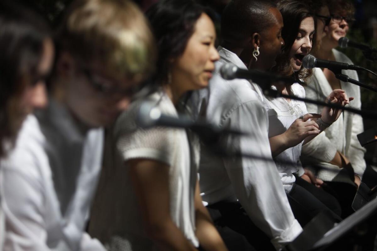 The Minimalist Jukebox started up at the Hammer Museum with a performance of Terry Riley: IN C. The piece is performed in three Iterations and features vocals, dancers and instruments.