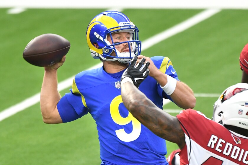 Rams' 18-7 victory over the Arizona Cardinals by the numbers - Los ...